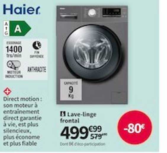 Lave-linge Frontal Haier