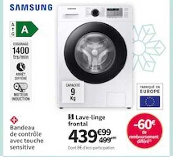 lave-linge frontal samsung