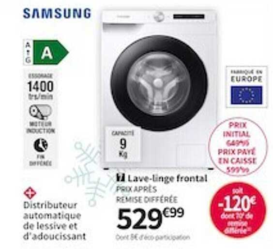 lave-linge frontal samsung