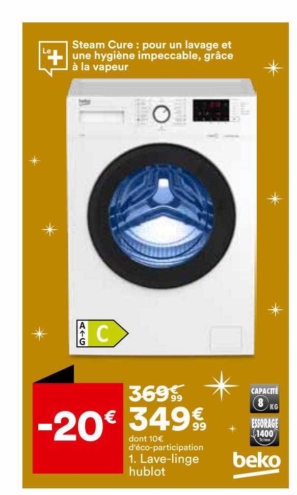 lave-linge hublot beko