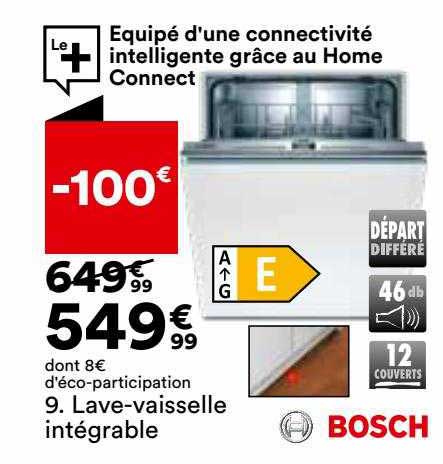 lave-vaisselle intégrable bosch