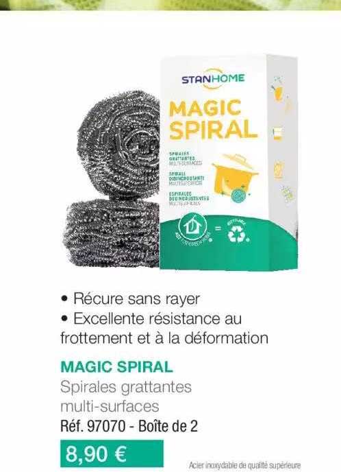 magic spiral spirales grattantes multi-surface