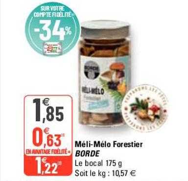 méli-mélo forestier borde