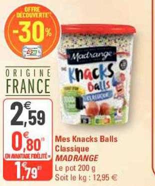 mes knacks balls classique madrange