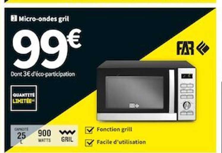 micro-ondes gril far