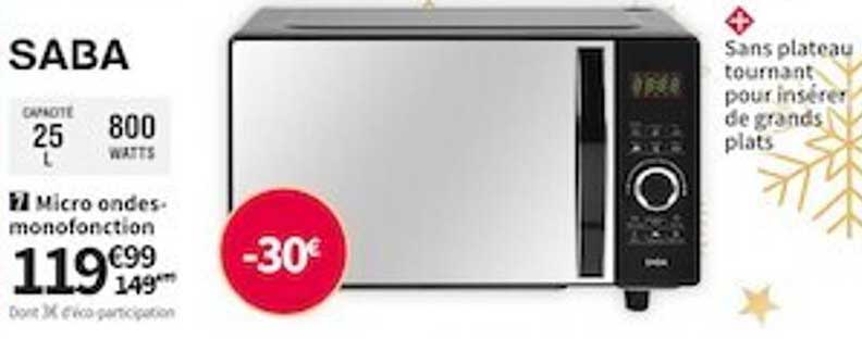 micro ondes monofonction