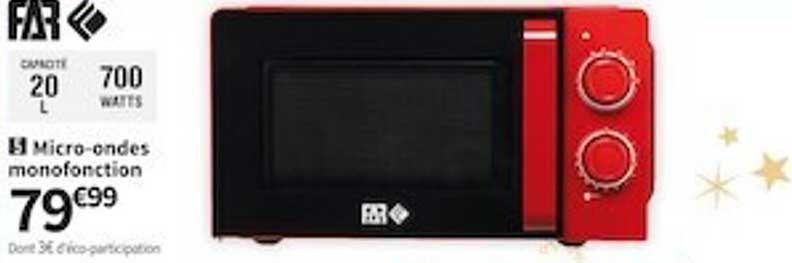 micro-ondes monofonction far