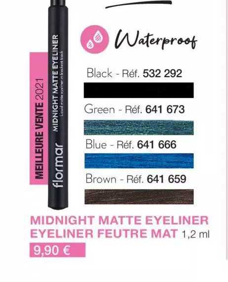 midnight matte eyeliner eyeliner feutre mat waterproof