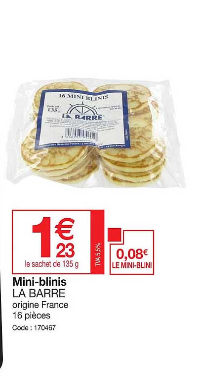 Mini-blinis La Barre