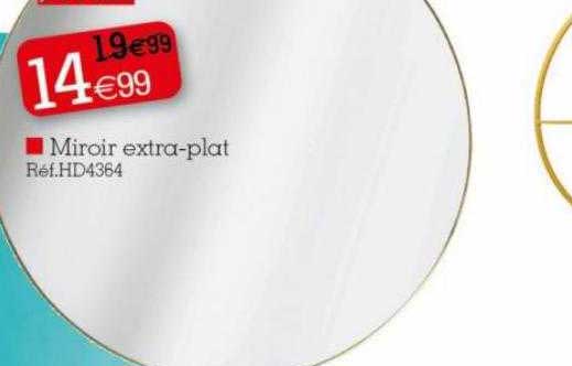 miroir extra-plat