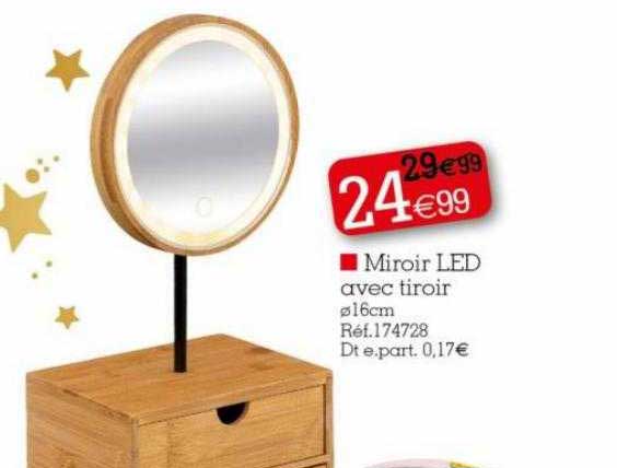 Miroir Led Avec Tiroir