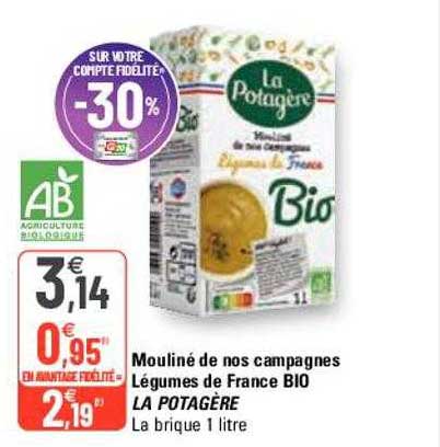 mouliné de nos campagnes légumes de france bio la potagère