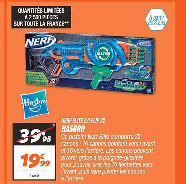 nerf elite 2.0 flip 32 hasbro