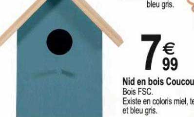 nid en bois coucou