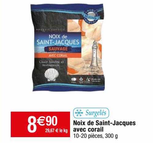 Noix De Saint-jacques Avec Corail