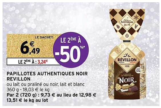 papillotes authentiques noir révillon