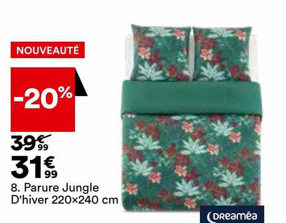 parure jungle d'hiver 220 x 240 cm dreaméa