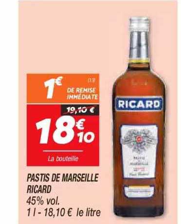 Pastis De Marseille Ricard