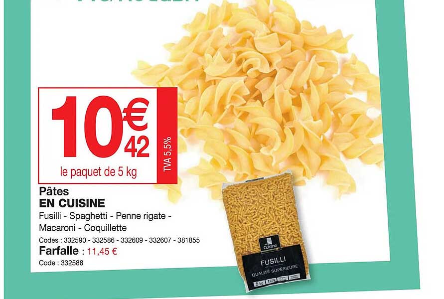 Pâtes En Cuisine, Farfalle En Cuisine