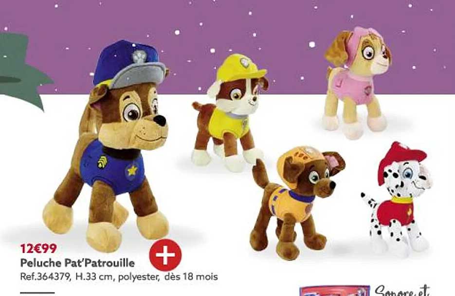 Peluche Pat'patrouille