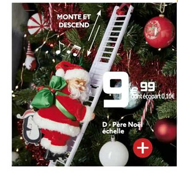 père noël échelle