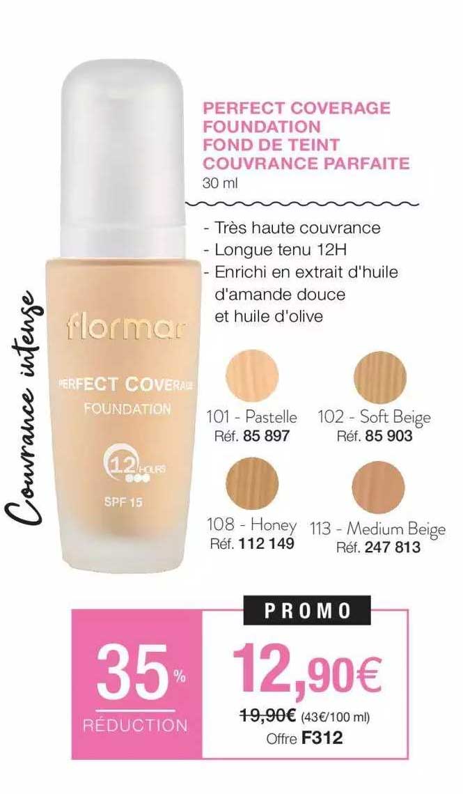 perfect coverage foundation fond de teint couvrance parfaite