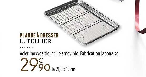 plaque à dresser l. tellier