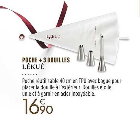 poche + 3 douilles lékué