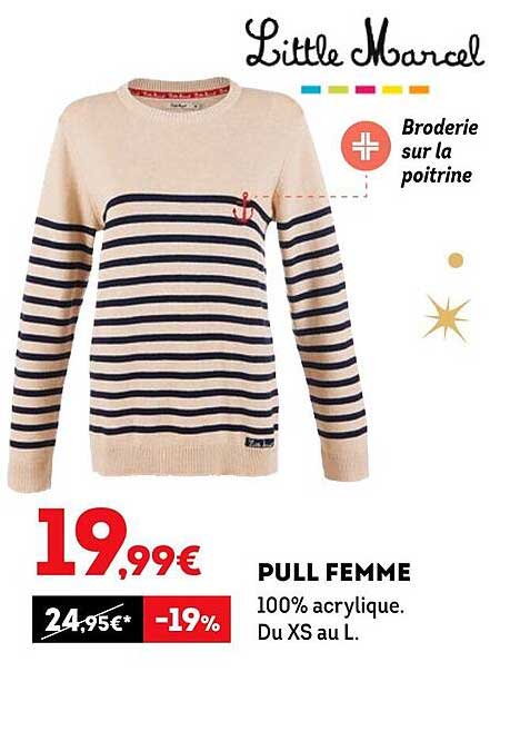 pull femme little marcel
