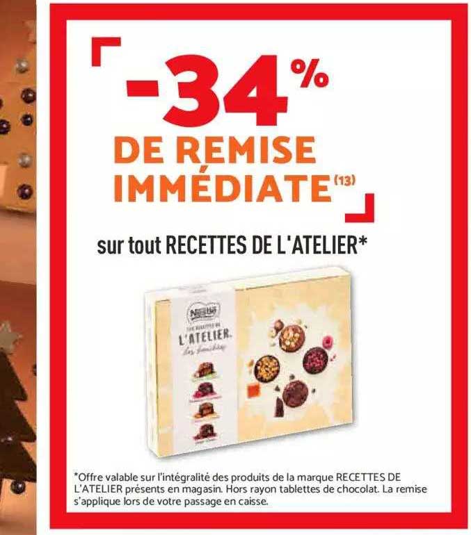 recettes de l'atelier
