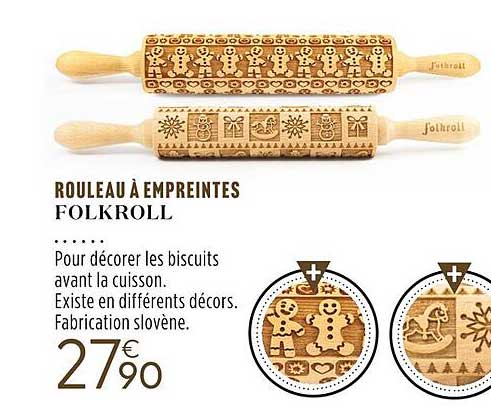 rouleau à empreintes folkroll