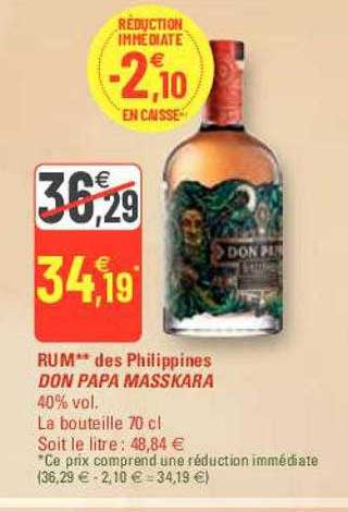 rum des philippines don papa masskara