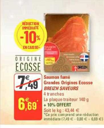saumon fumé grandes origines écosse breizh saveurs