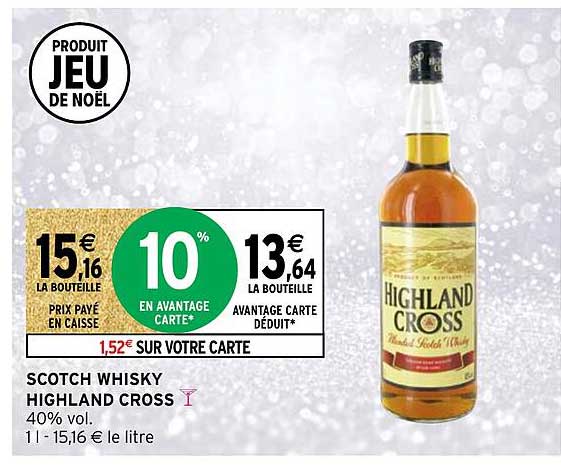 scotch whisky highland cross