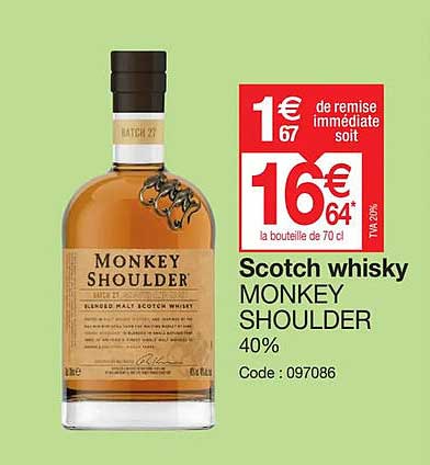 scotch whisky monkey shoulder