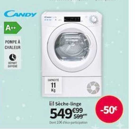 sèche-linge candy