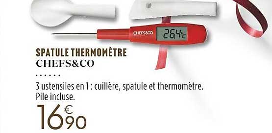 spatule thermomètre chefs&co