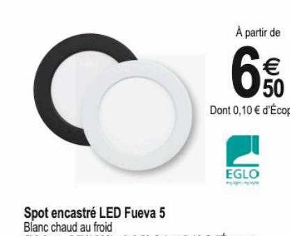 spot encastré led fueva 5