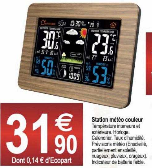 station météo couleur