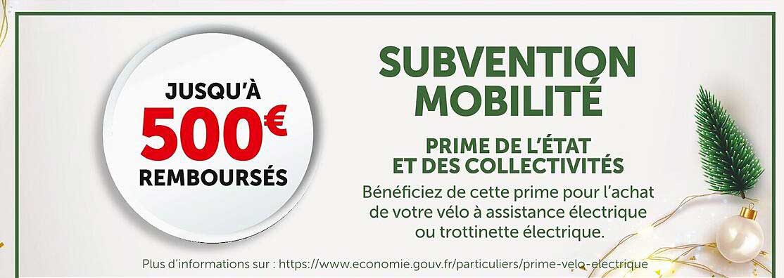 subvention mobilité