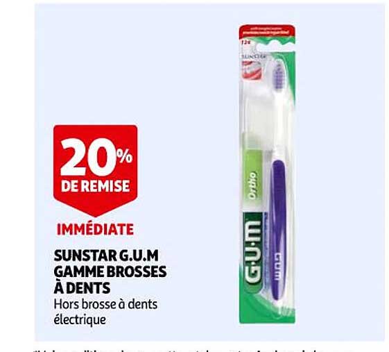 sunstar g.u.m gamme brosses à dents