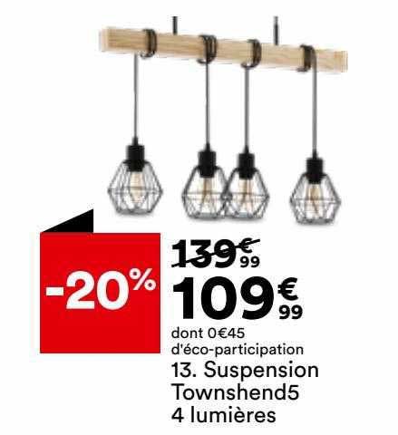 suspension townshend 5  lumières