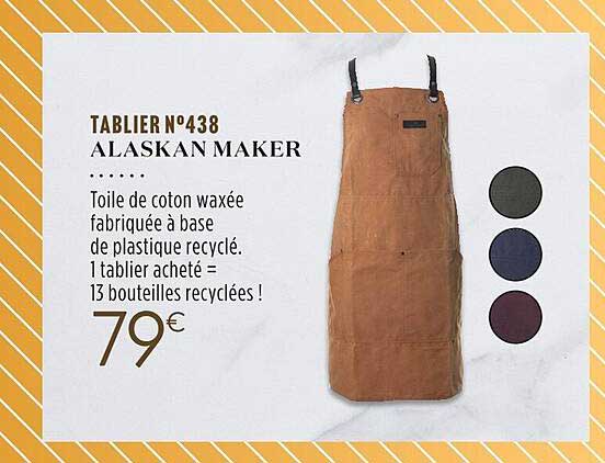 tablier n°438 alaskan maker