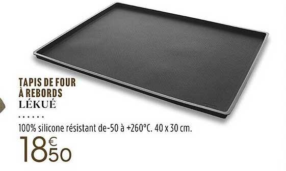 tapis de four à rebords lékué