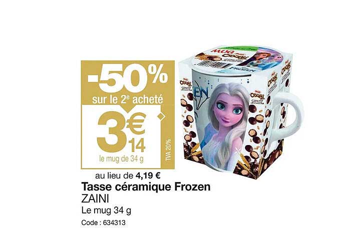 tasse céramique frozen zaini