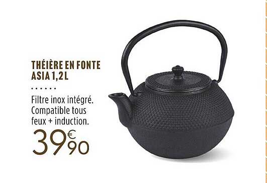 théière en fonte asia 1.2l