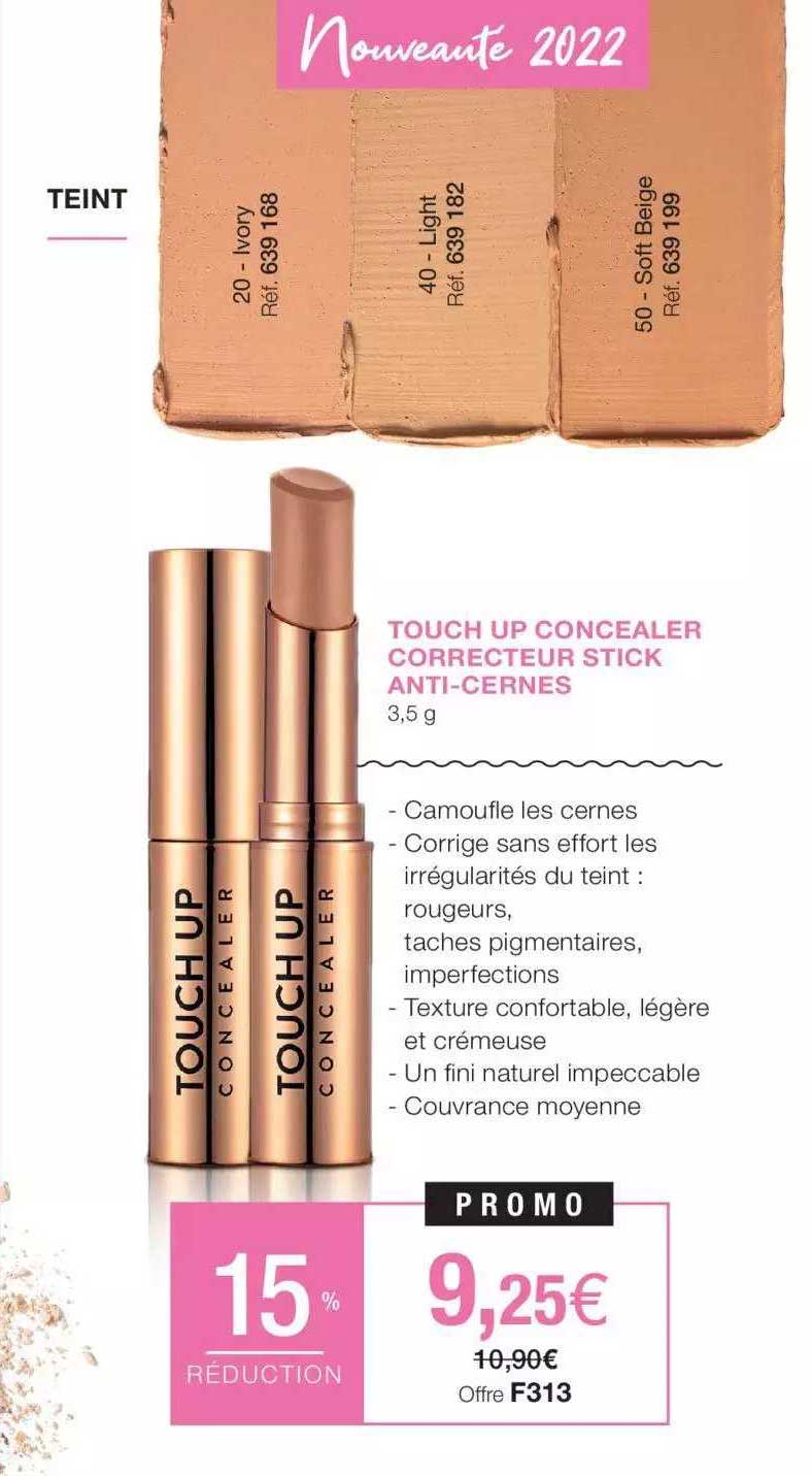 touch up concealer correcteur stick anti-cernes