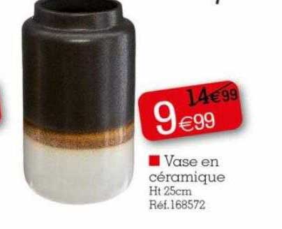 vase en céramique ht 25cm