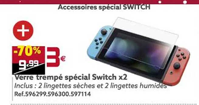 verre trempé spécial switch x2