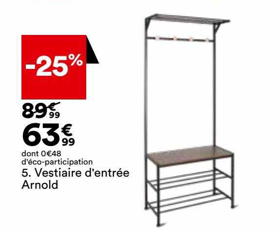 vestiaire d'entrée arnold